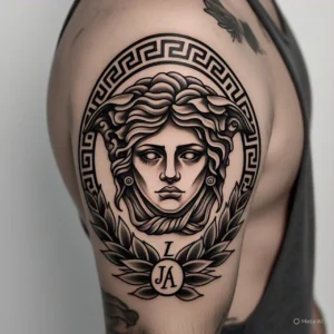 medusa versace tattoo