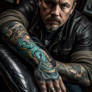 tatuajes de medusas 3d para hombre